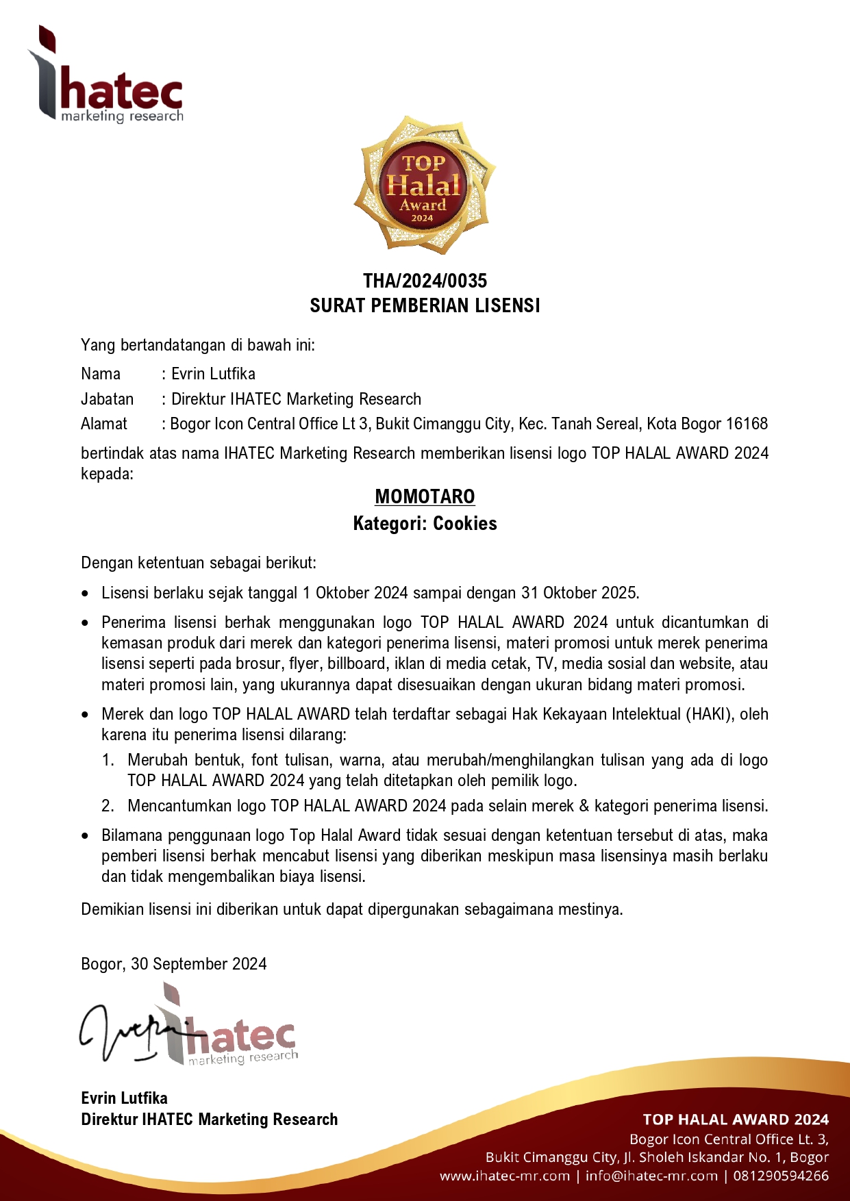 TOP HALAL AWARD