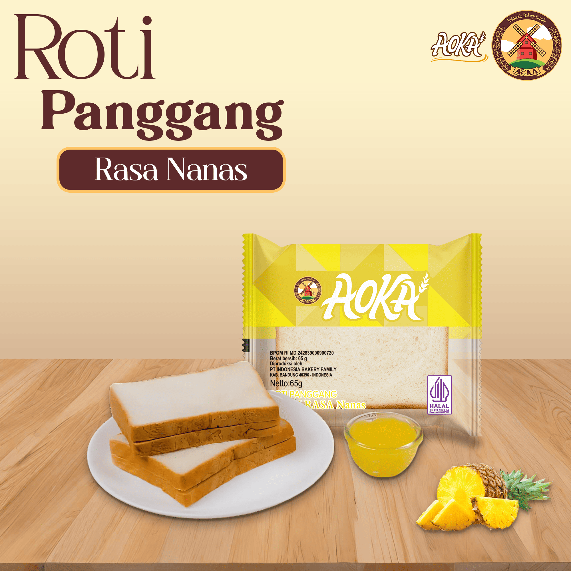 ROTI PANGGANG NANAS