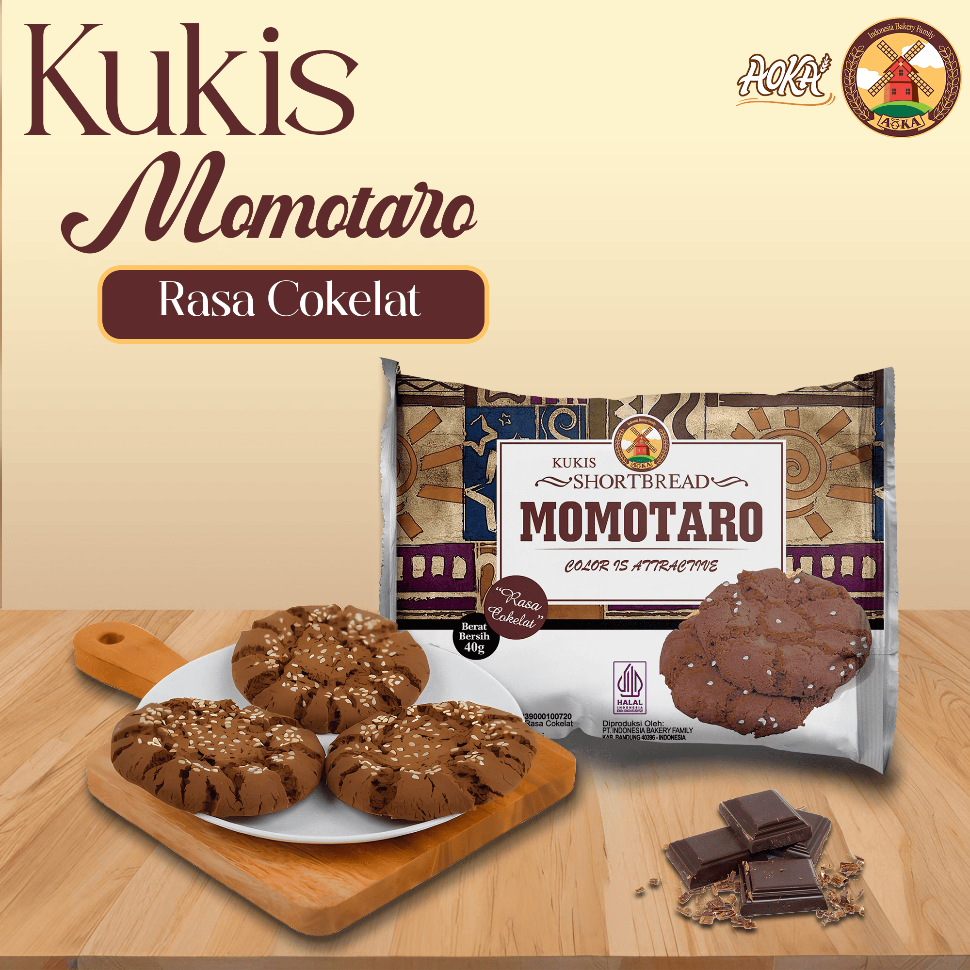 MOMOTARO RASA COKELAT
