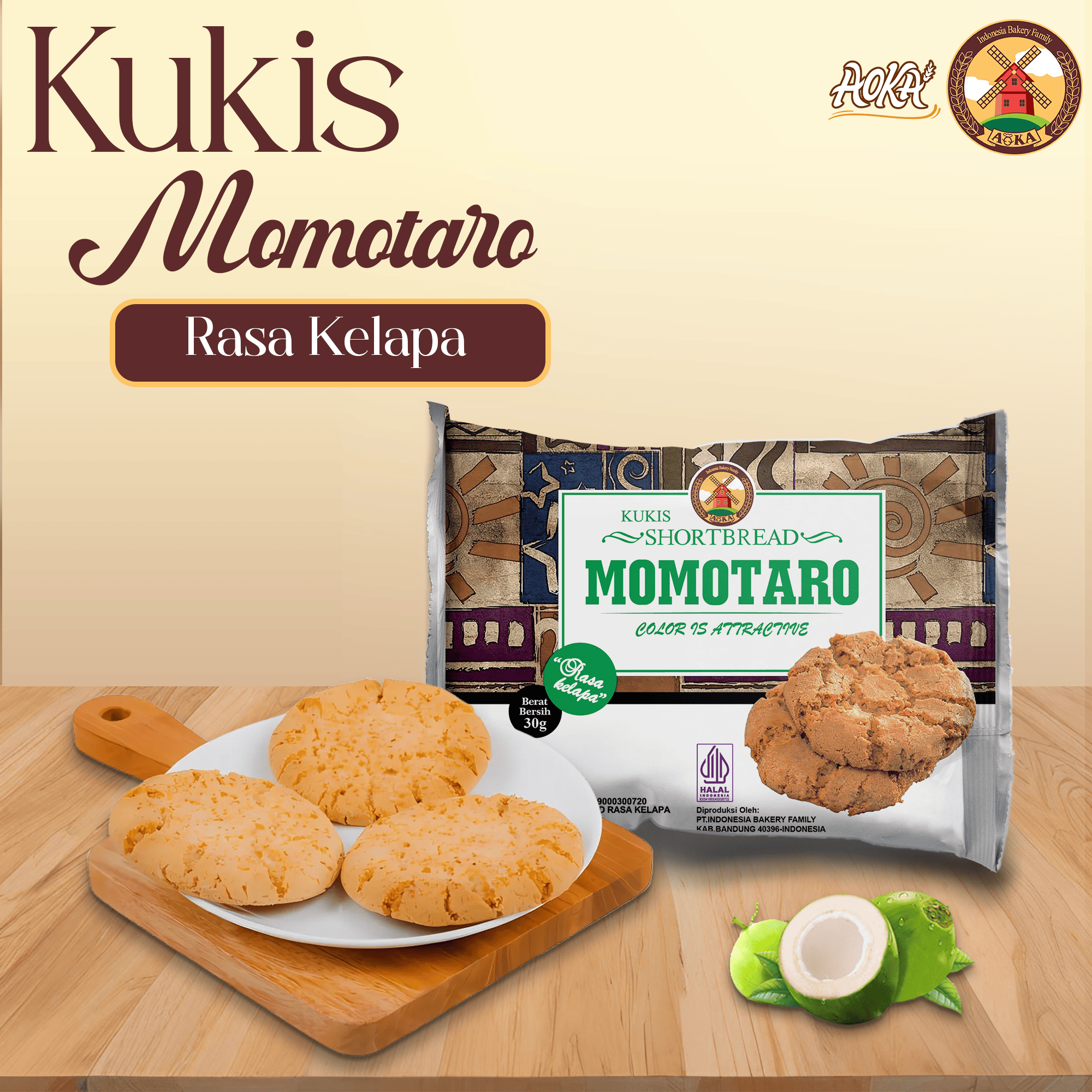 MOMOTARO RASA KELAPA